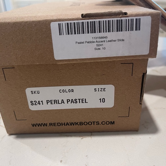 Redhawk pastel leather sandals - Picture 4 of 4